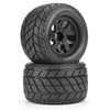 DTX564910 DuraTrax Bandito 2.0 1/8 3.8" Pre-Mounted Truck Tires (Black) (2) w/17mm Hex