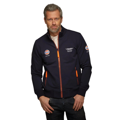 GrandPrix Originals Men's Gulf Raceway Cotton Zip Jacket - Navy - Small