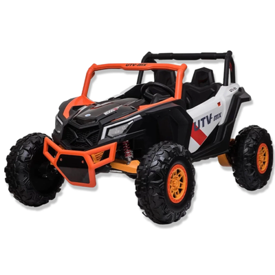 UTV-MX 24V 4WD All Terrain Kids Ride-On UTV With MP4 And Leather Seat