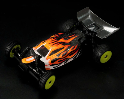 RDZ-01MRBV RadianZ Design Velo Lexan Micro-B Pre-Painted Buggy Body (Spectron)