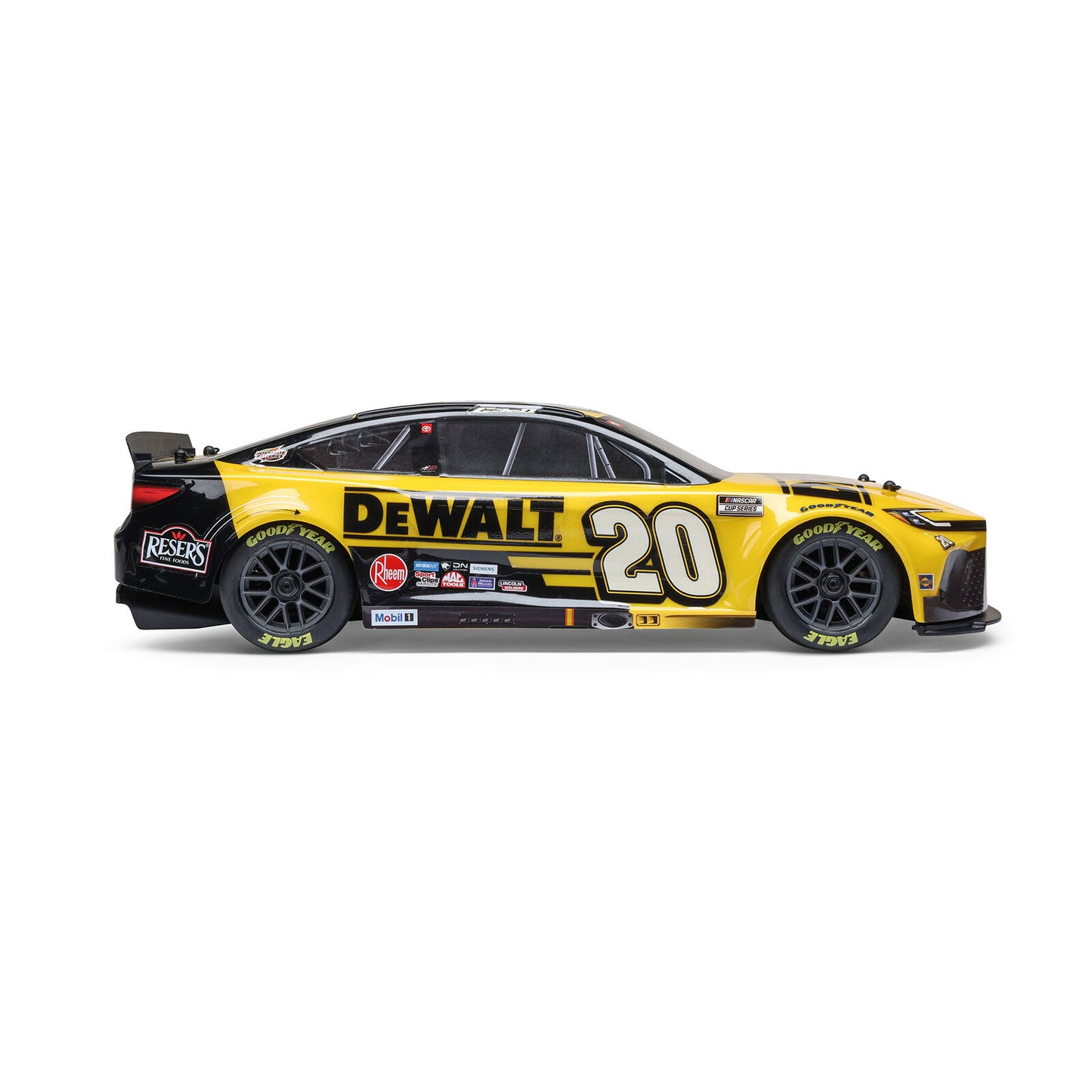 LOS1122520 1/12 NASCAR RC Racecar Christopher Bell No. 20 DeWalt 2025 Toyota Camry 2S AWD RTR Brushed On-Road (Battery & Charger Included)