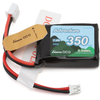 GEA3502S30JST Gens Ace 2S 30C Adventure LiPo Battery (7.4V/350mAh) w/JST Connector