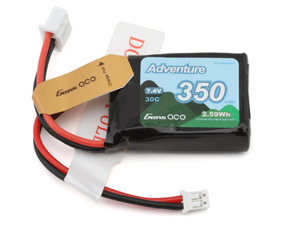 GEA3502S30JST Gens Ace 2S 30C Adventure LiPo Battery (7.4V/350mAh) w/JST Connector