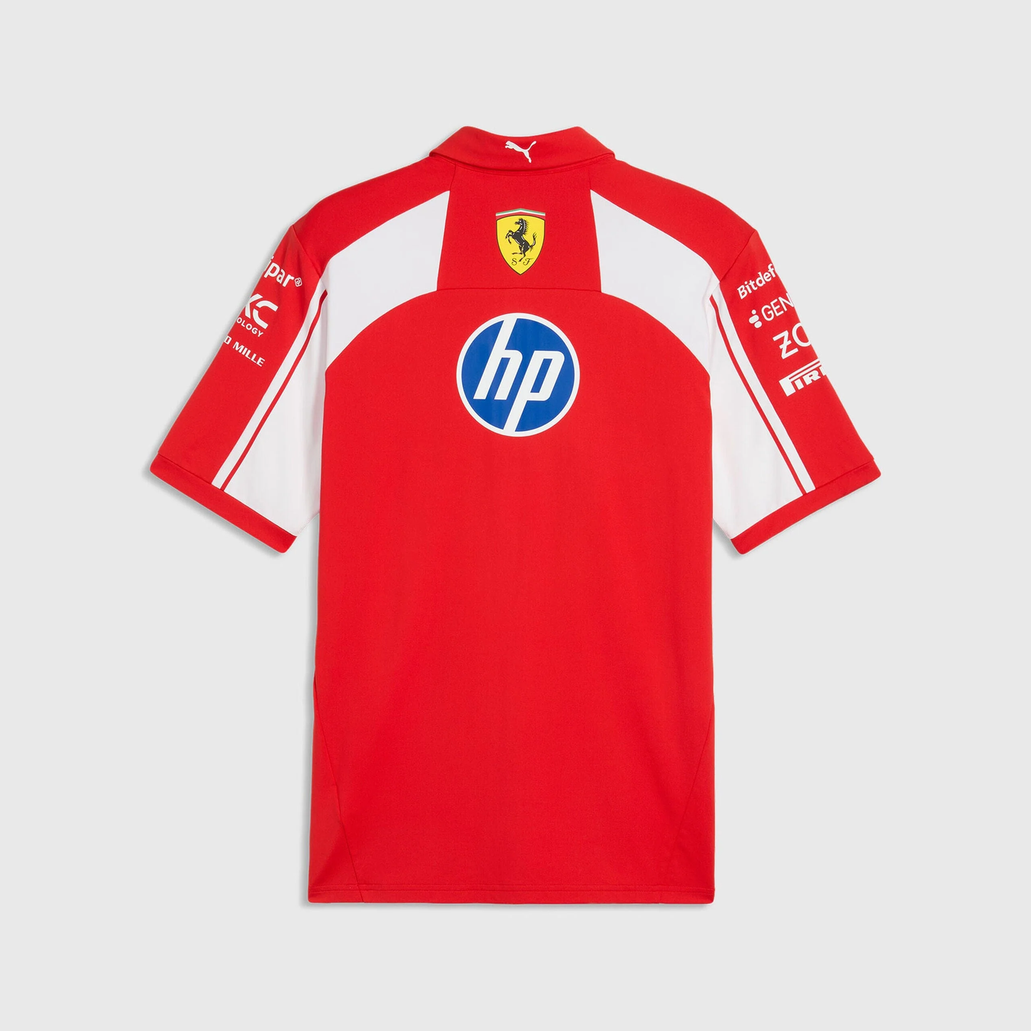 701243936 Scuderia Ferrari  F1 2026 Team Authentic Polo Shirt - Puma Red In Gift Box -