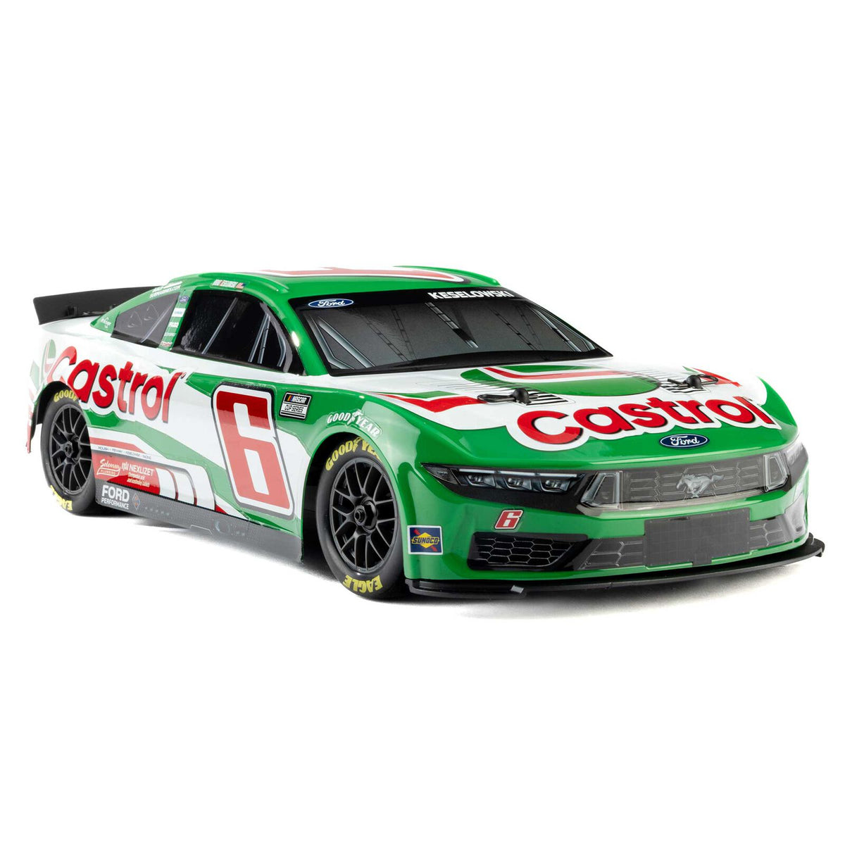 LOS1122606 1/12 Losi NASCAR Brad Keselowski No. 6 2026 Castrol Ford Mustang (Battery & Charger Included)