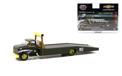 M2Machines 39100-HS01 1:64th Scale 1968 Chevrolet  C60 Auto Trailer - CHASE!