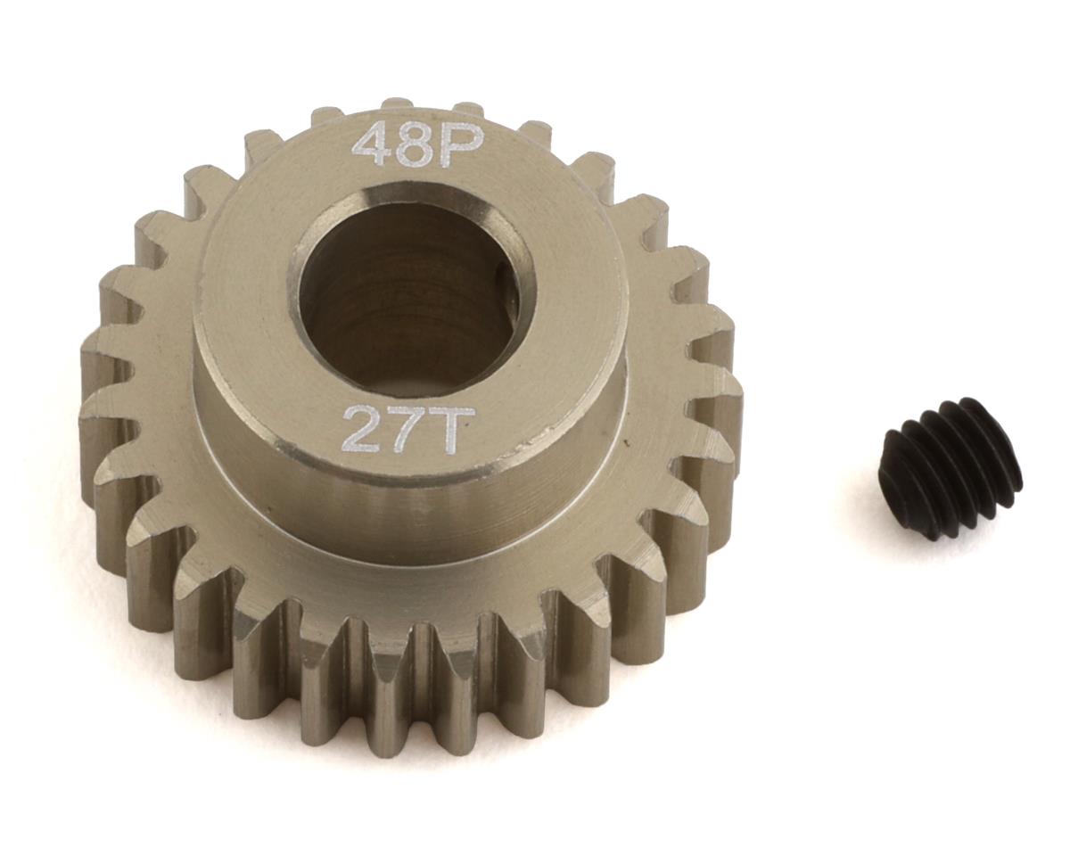 PTK8647 48P Lightweight Hard Anodized Aluminum Pinion Gear (5.0mm Bore) (27T)