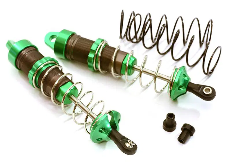 INTC28475GREEN Machined 105mm Rear Big Bore Shocks 1/10