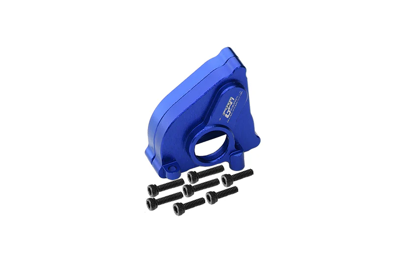 GPMSCX24038-B 1/24 SCX24 DEADBOLT Aluminum Center Gear Box-Blue