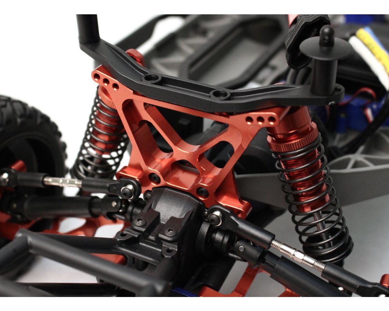 RCE1843R Aluminum Rear Shock Tower Red Slash4x4/Stampede4x4