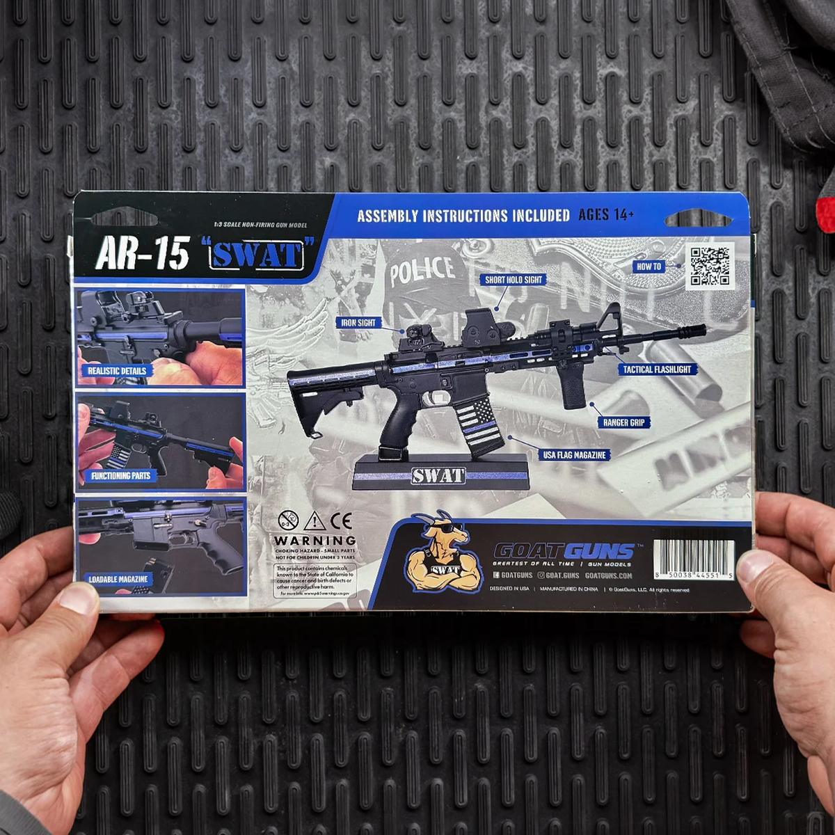 GoatGuns AR15 Model - Thin Blue Line/SWAT