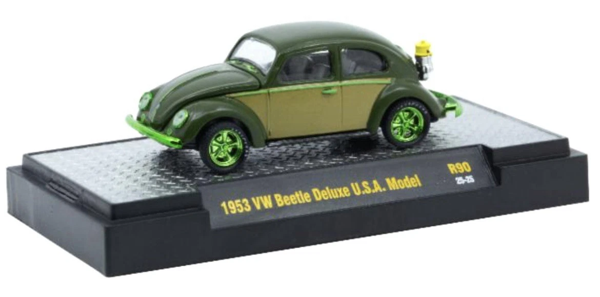 M2Machine 32600-90 Detroit-Muscle 1953 VW Beetle U.S.A. Model CHASE!