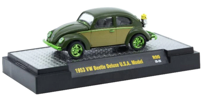 M2Machine 32600-90 Detroit-Muscle 1953 VW Beetle U.S.A. Model CHASE!