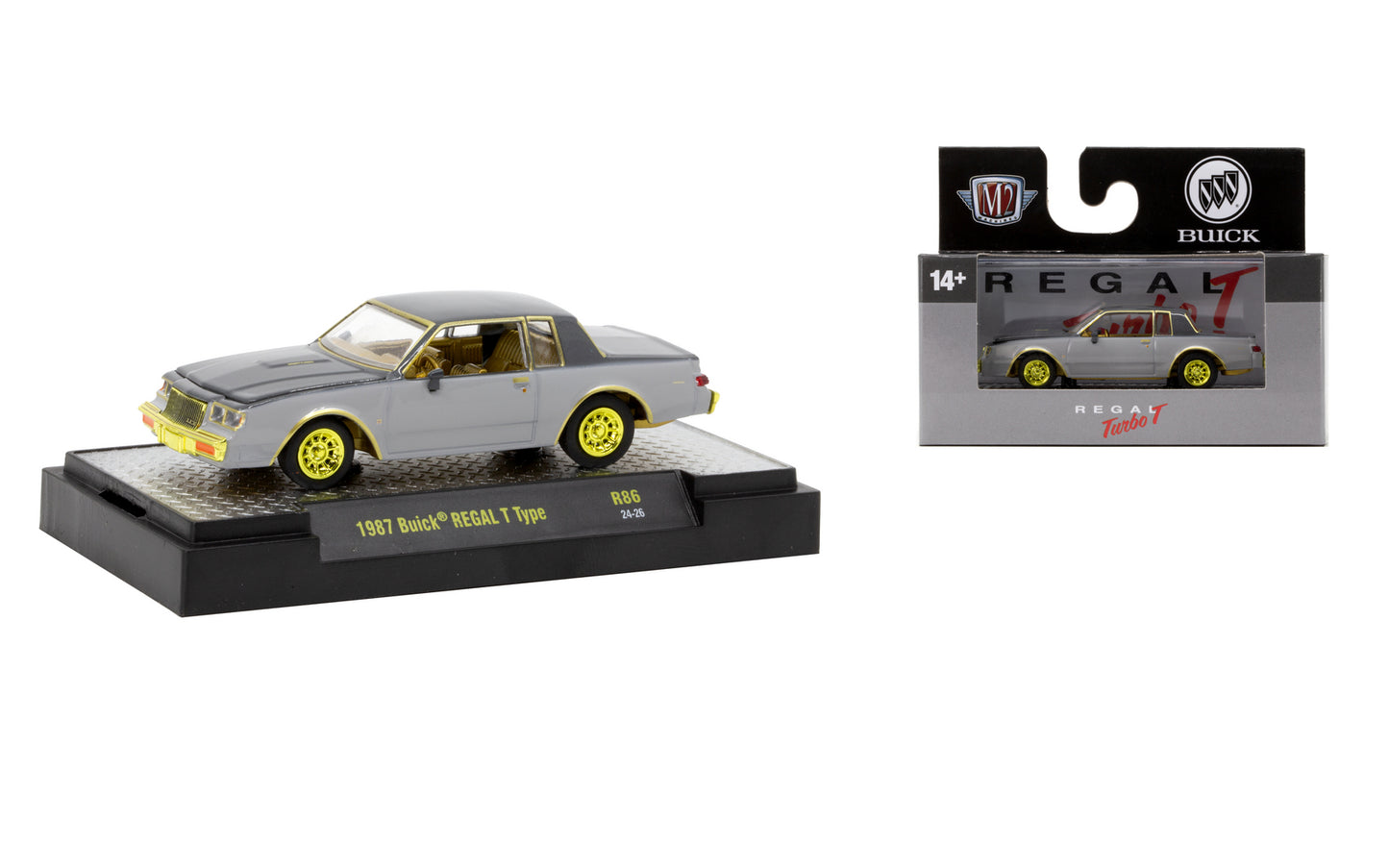 M2Machines 32500-86 1:64th Scale 1987 Buick Regal T Type - CHASE!