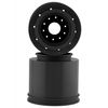 JCO3414B Aggressor 2.6x3.8" Monster Truck Wheel (Black) (2) w/17mm