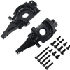 HRVXS13X01 1/16 Revo Aluminum Secure Lock Rear Bulkhead (Black)