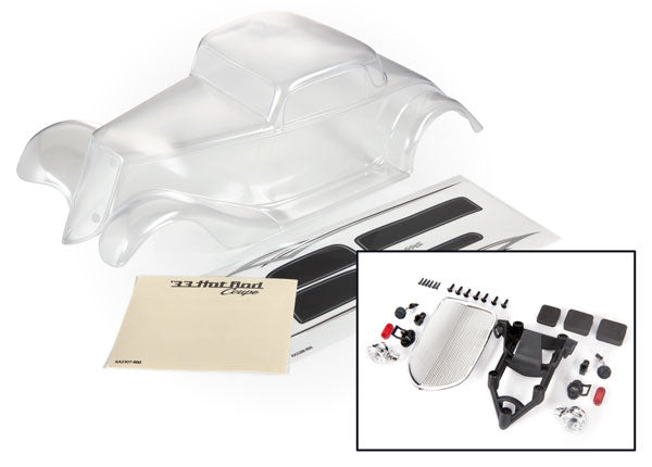 9333  Body, Factory Five '33 Hot Rod Coupe Clear