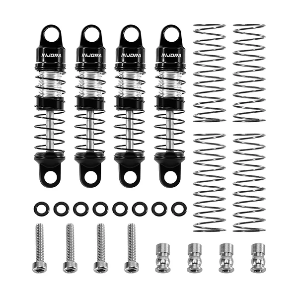SCX30-08BS INJORA 26mm Aluminum Oil Shocks for 1/30 Axial SCX30