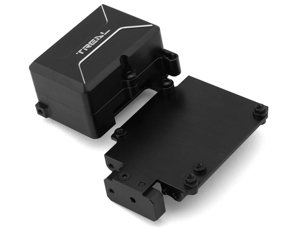 X004LURH0R Treal Hobby Losi® LMT 2.0 Aluminum LCG Electronics Tray & Mount Set (Black)