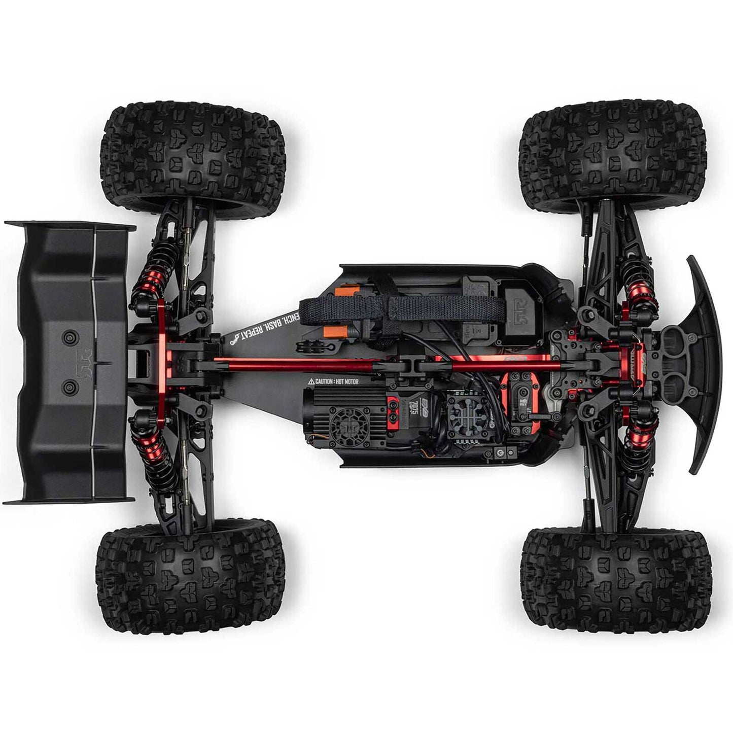 ARA8708V6T1 1/8 KRATON 6S EXB 4X4 RTR Brushless Speed Truck, BLACK