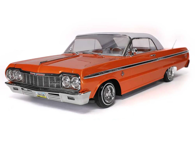RER32895 Redcat SixtyFour Chevrolet Impala 1/10 RTR Scale Hopping Lowrider (Orange/White)