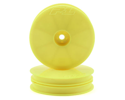 PRO277802 Velocity Narrow 2WD Front 2.2" 12mm Buggy Wheels (2) Yellow