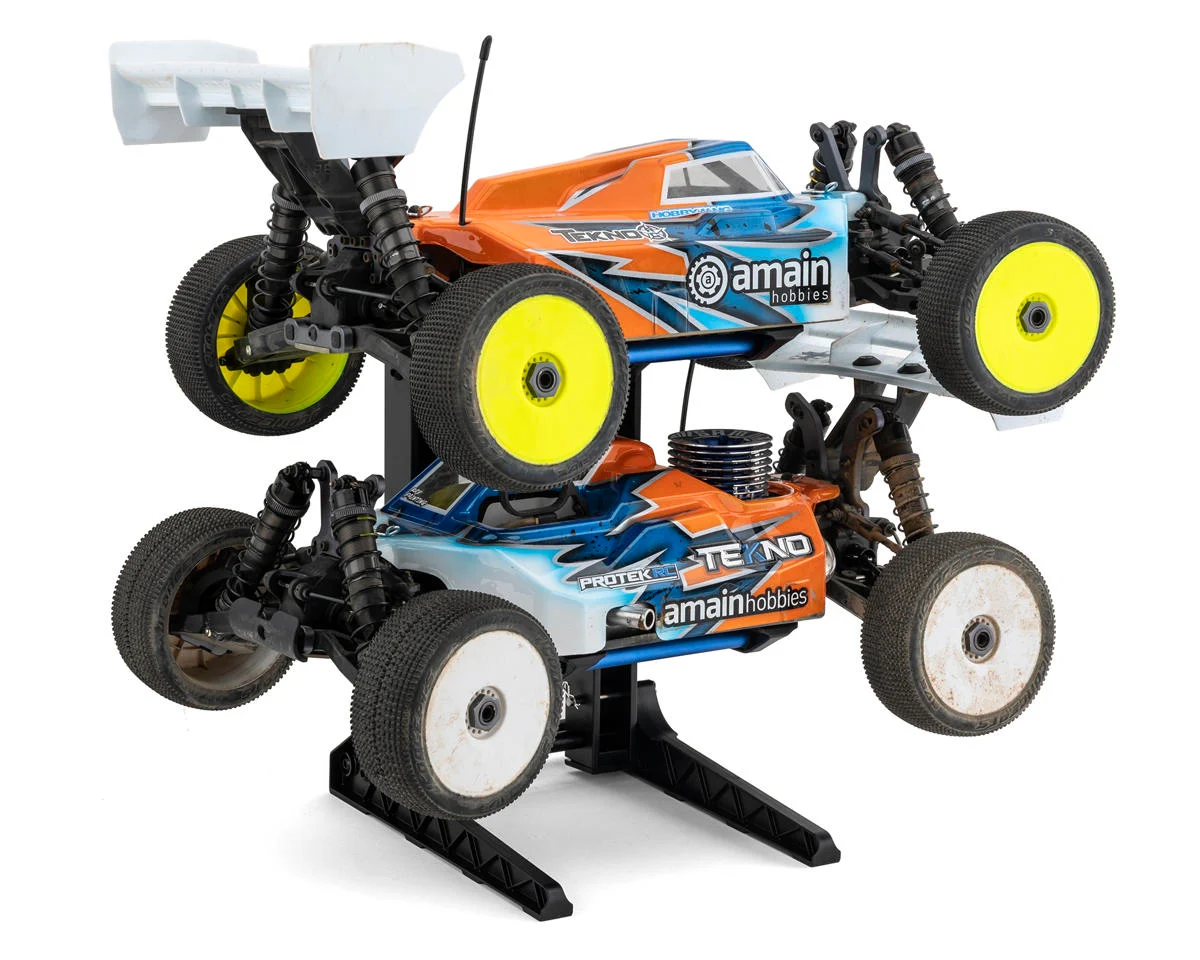 PTK-8390 ProTek RC 2 Layer 1/10 & 1/8 Car Display Stand (200x240x325mm) W/Carrying Bag