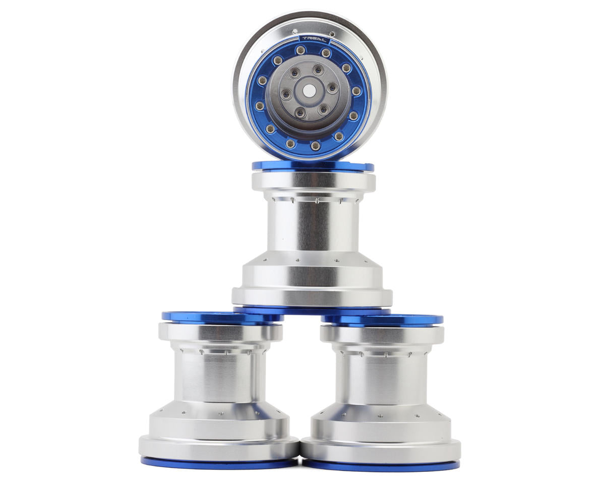 TLHTLMT18-57 Mini LMT Beadlocks Silver-Blue