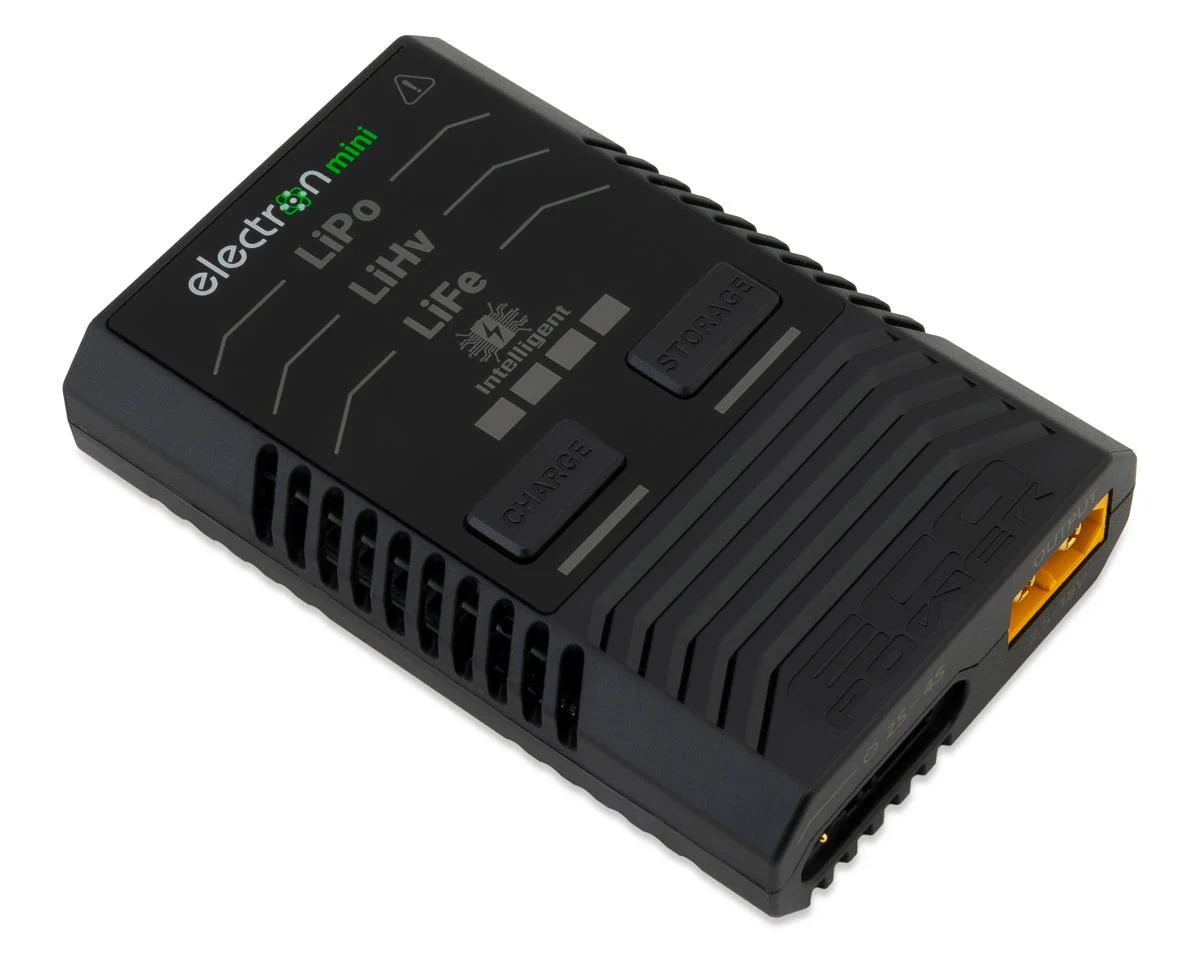 ECP-1007 EcoPower "Electron Mini" 2-4S Intelligent LiPo/LiHV/LiFe Battery Charger (2-4S/5A/60W) w/65W USB-C PD Power Supply