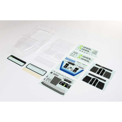 AXI230057 Jeep CJ-7 Body Set, Clear: SCX10 III