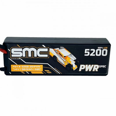 SMC5250-2S1PWR PWR - 7.4V-5200mAh-50C Spec Pack - Traxxas Plug