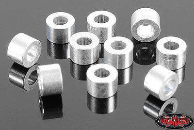 RC4WD Z-S0983 4mm Silver Spacer with M3 Hole (10)