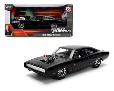 Jada 35423 1:24 Dom’s 1970 Dodge Charger R/T – Black – Fast & Furious