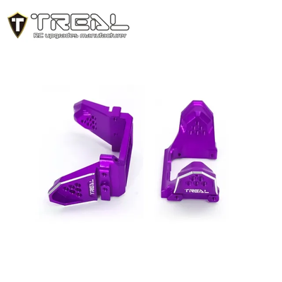 X003LB5YZ7 TREAL Aluminum 7075 Front & Rear Shock Mounts for TRX4M 1/18 Upgrades Parts-Purple