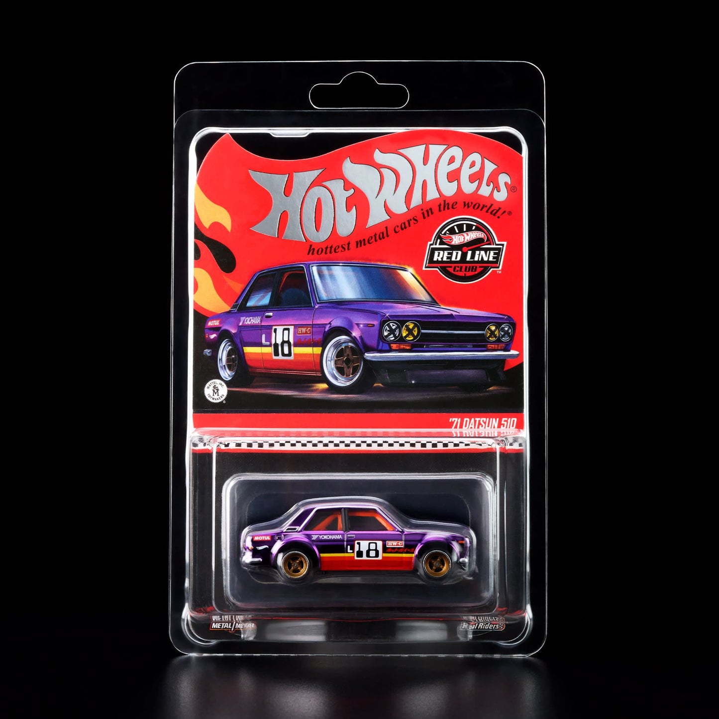 HWJJY57 RLC Exclusive ’71 Datsun 510 (Purple)
