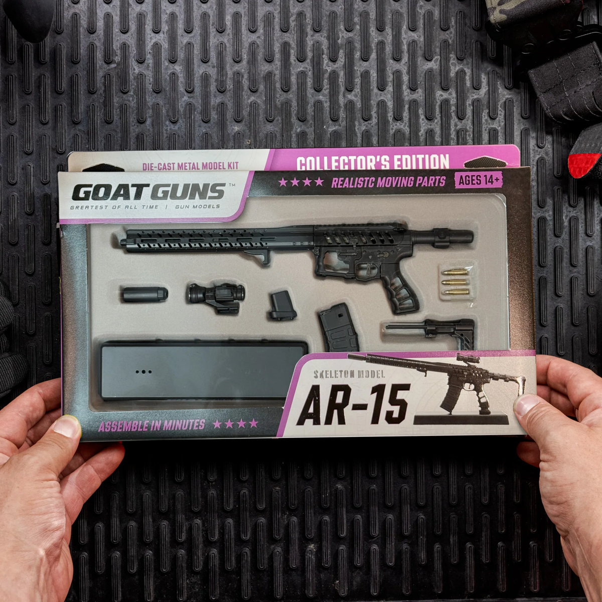 GoatGuns AR15 Skeleton Model Black