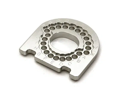 INTC28178SILVER Billet Machined Motor Mounting Plate for Traxxas 4-Tec 2.0