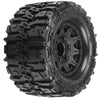 PRO1016810 Trencher HP Belted 2.8" Pre-Mounted Truck Tires (M2) (2) (Black) w/Raid Rear Wheels