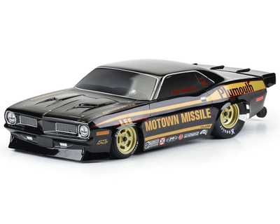 PRO355018 1972 Plymouth Barracuda Motown Missile (Black) (335mm)