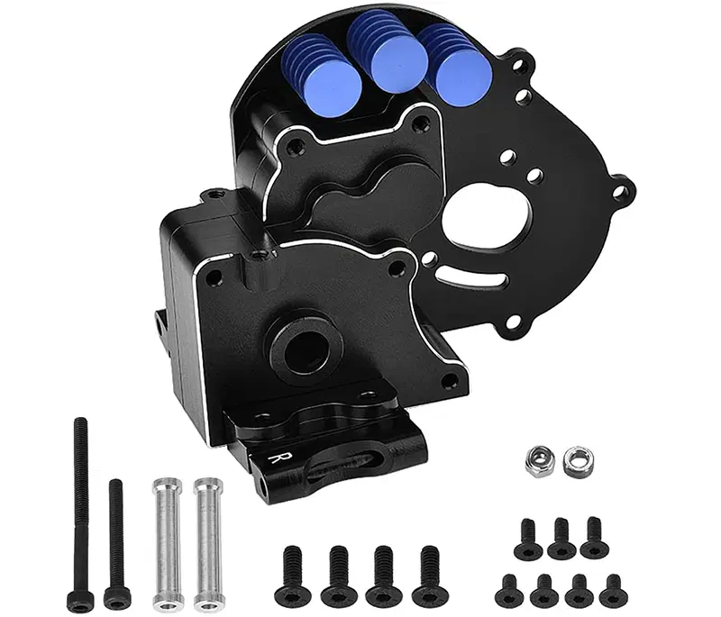 INTC30918BLACK Alloy Gearbox Housing For 1/10 2WD