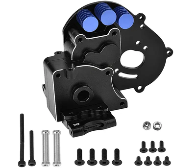 INTC30918BLACK Alloy Gearbox Housing For 1/10 2WD