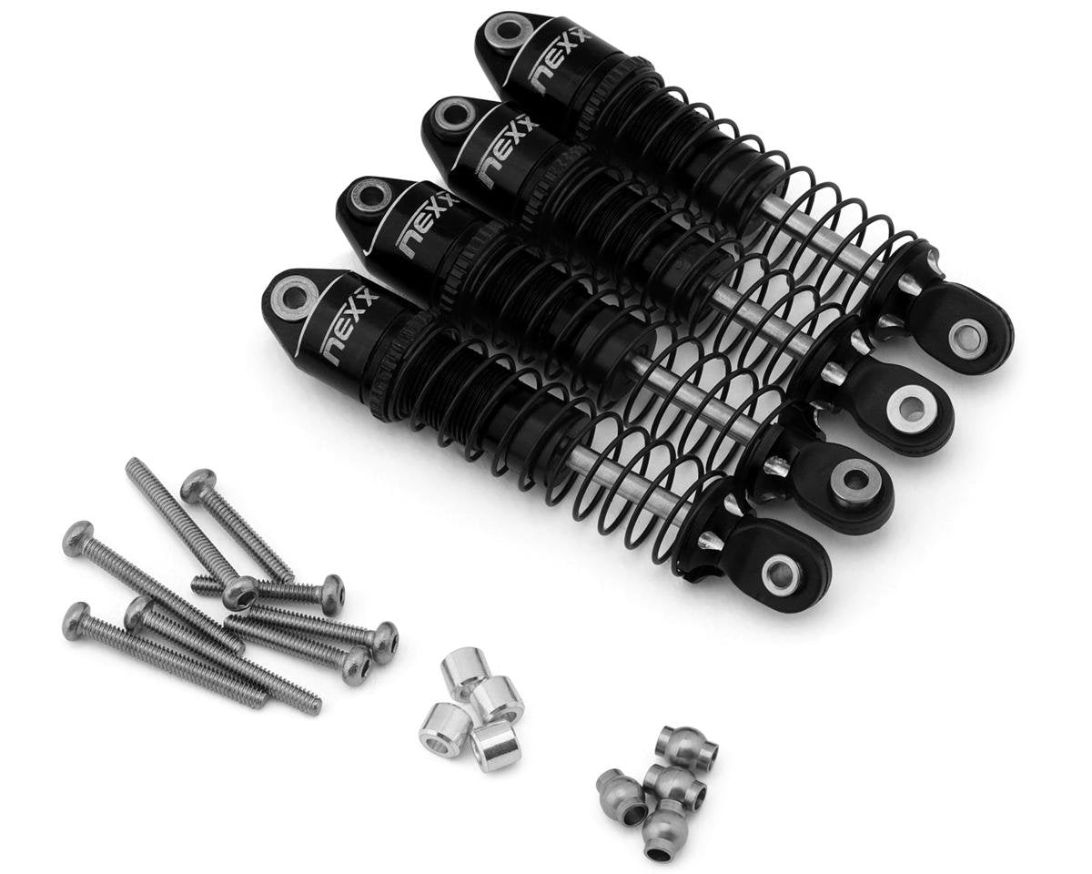 NX-416-B NEXX Racing Redcat Ascent18 53mm Oil-Filled Shocks (Black) (4)