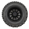 PRO1012514 Badlands MX28 2.8" Tires w/F-11 Nitro Rear Wheels (2) (Black) w/12mm Hex