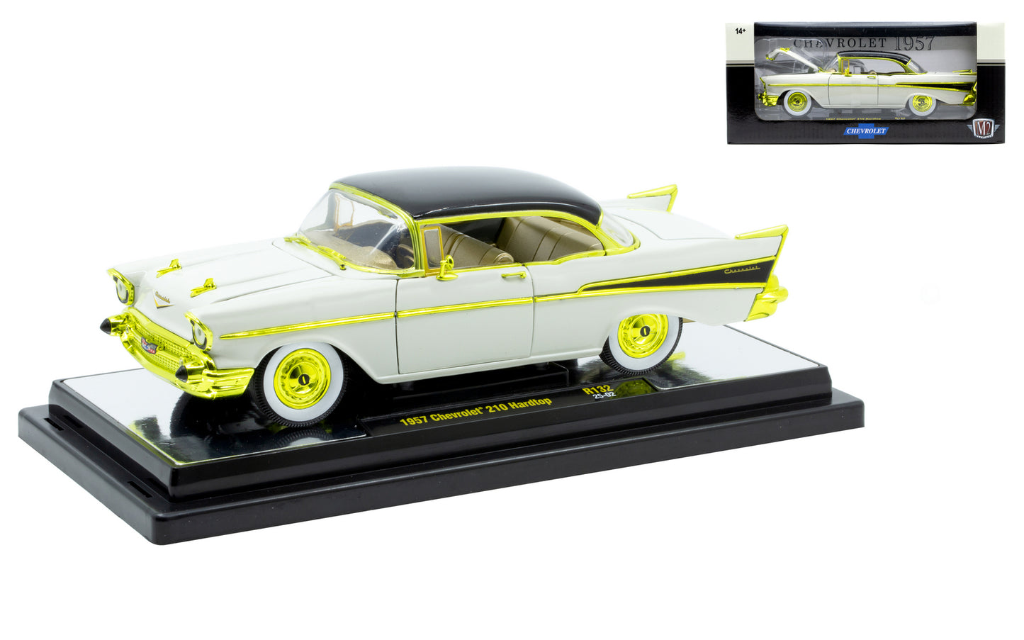 M2 Machines 40300-132 1:24th Scale 1957 Chevrolet BelAir Hardtop - CHASE!