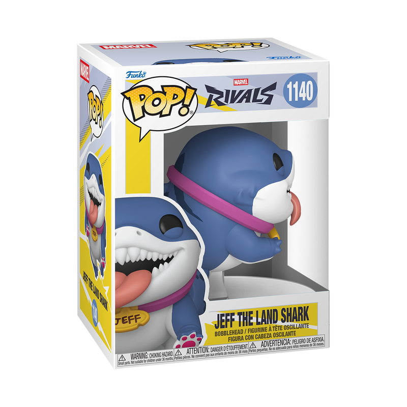 FU88169 Marvel Rivals Jeff the Land Shark Funko Pop! #1140