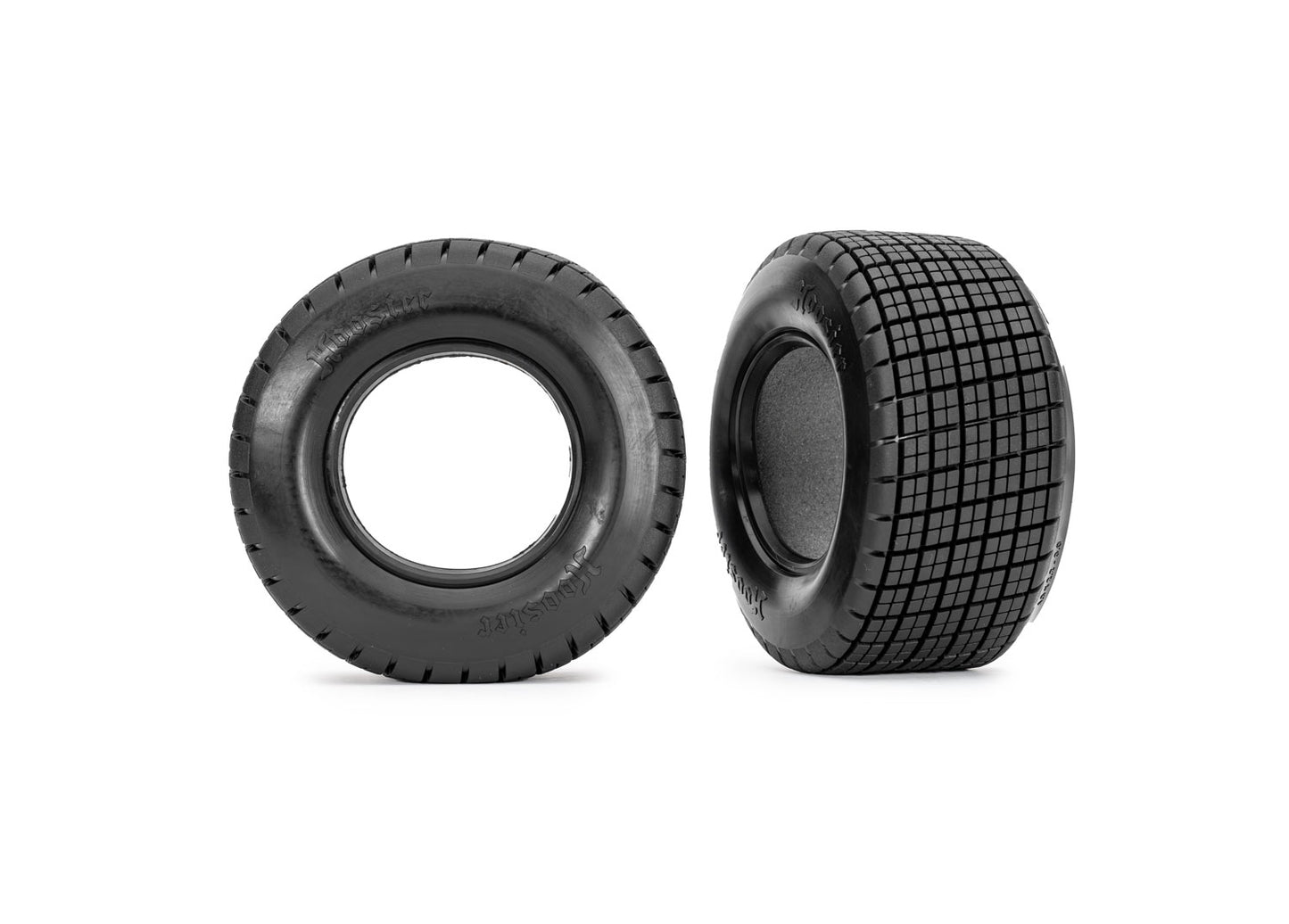 10470X Hoosier Dual-Profile Dirt Oval Tires & Foam Inserts (2)