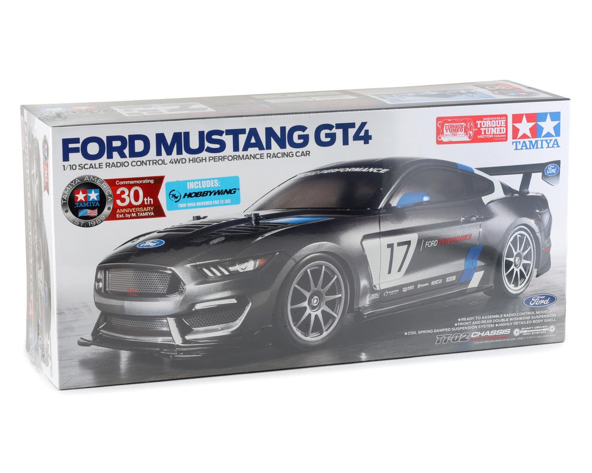 TAM58664 Tamiya TT-02 Ford Mustang GT4 1/10 4WD Electric Touring Car Kit