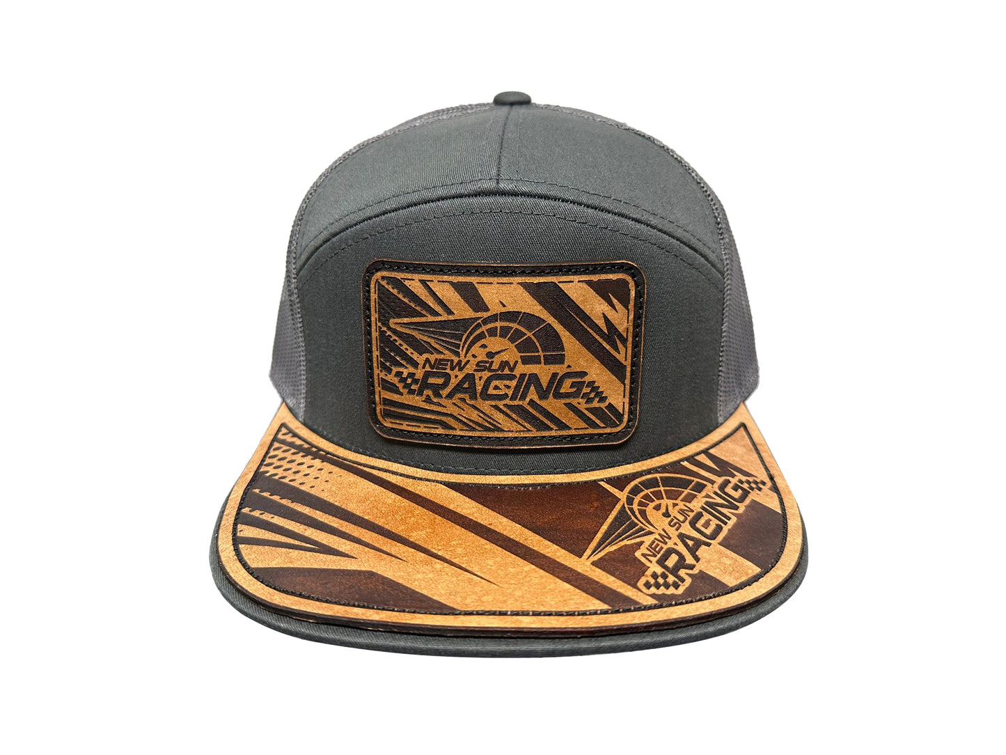 NSR Custom Cap - 7 Panel - Leather Patch & Lid -