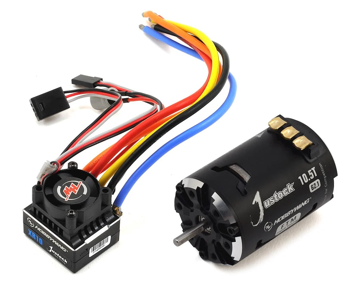 HWA38020239 Hobbywing XR10 Justock Sensored Brushless ESC/SD G2.1 Motor Combo (10.5T)