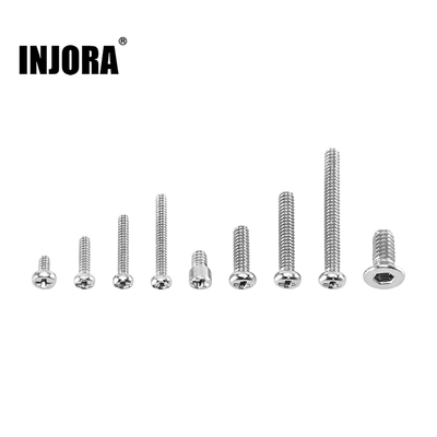 SCX30-24 INJORA Grade 12.9 Alloy Steel M1.0 M1.4 M2.0 Screws Set for 1/30 SCX30